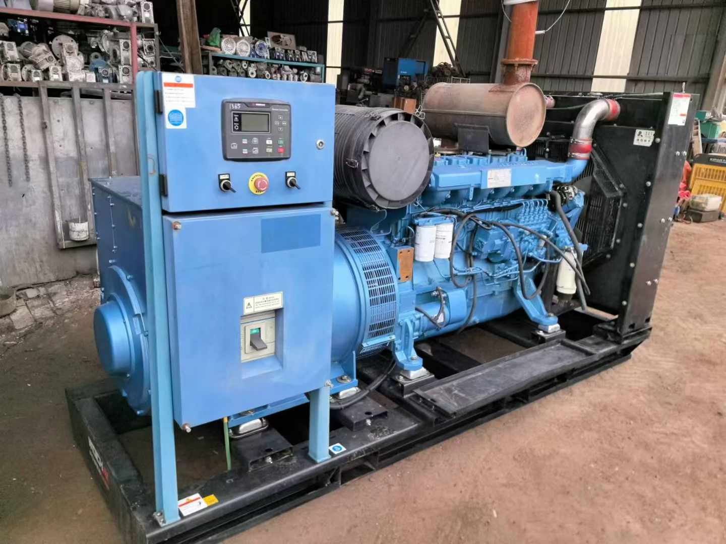 尼玛500kW 柴油发电机组可带动设备功率的计算公式是什么？
